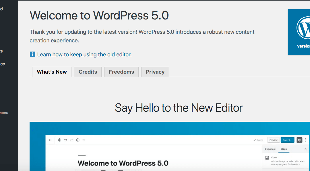 WordPress 5.0: What You Should Know
