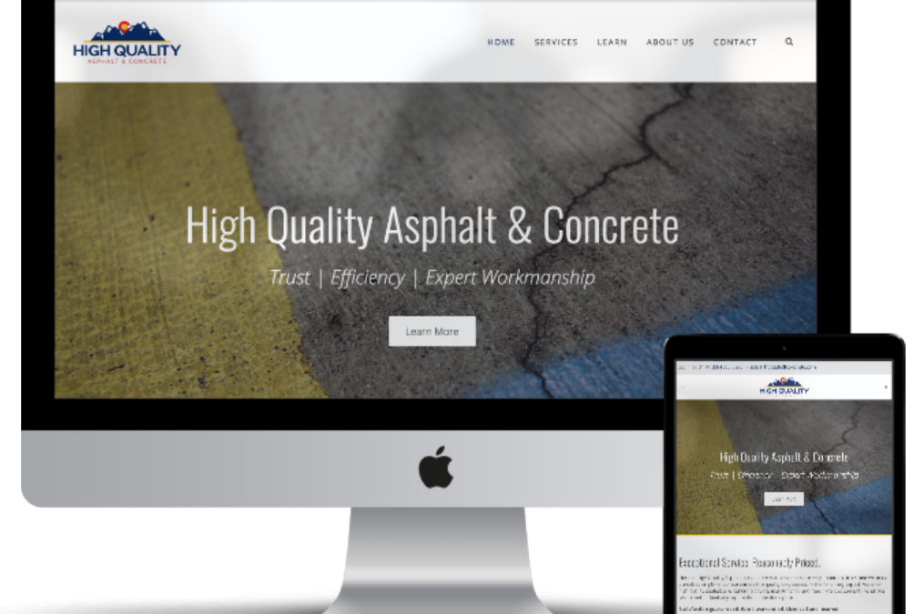 HQ Asphalt and Concrete responsive website