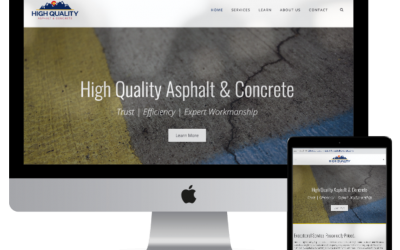 New Website Launch: High Quality Asphalt & Concrete