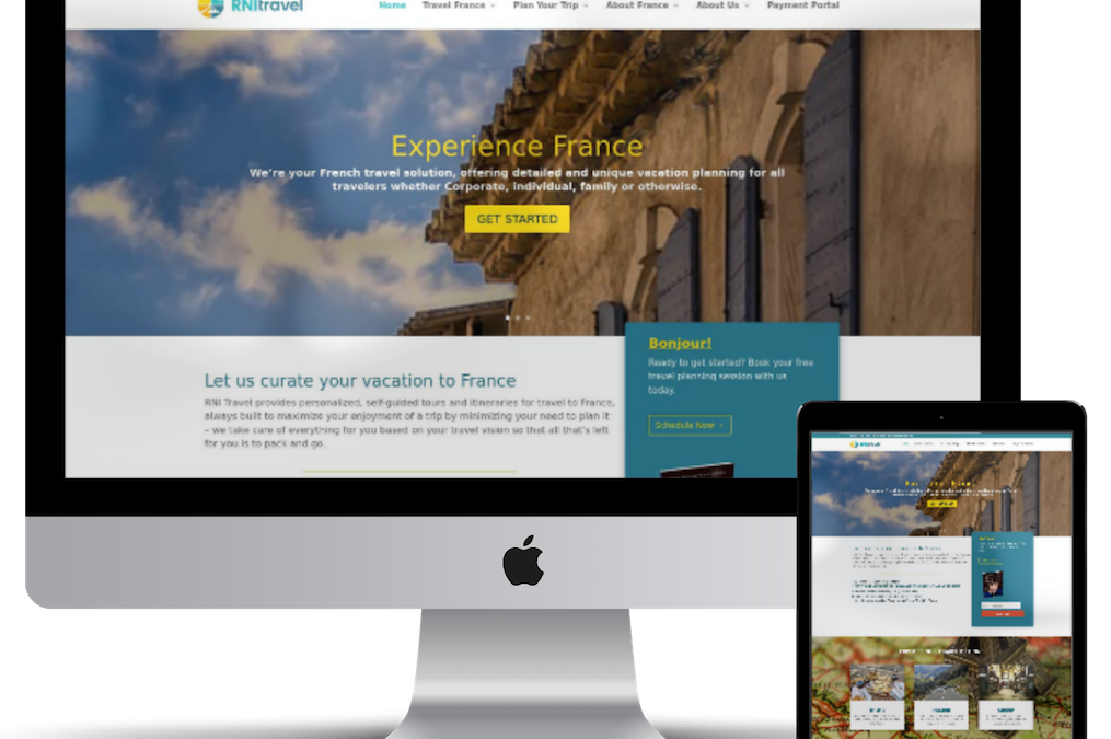 RNI Travel responsive website
